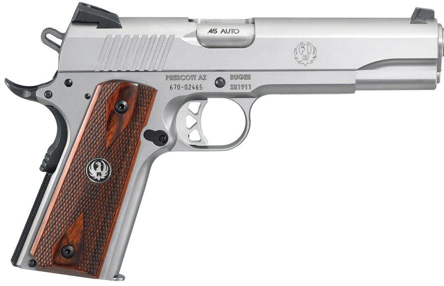 Ruger SR1911 45ACP Stainless Centerfire Pistol