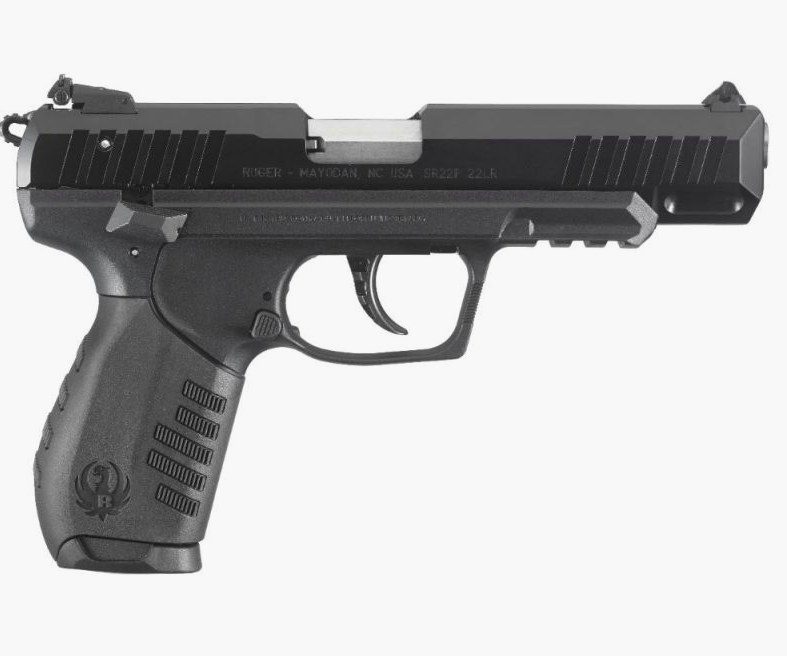 Ruger SR22 Pistol, 22LR, 4.5", Black, Polymer Frame, 10rd