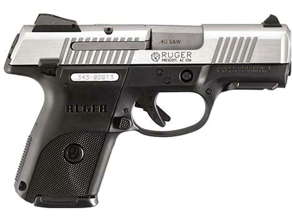 Ruger SR40C 3.5" Pistol, SS, 15 Rnd Magazine