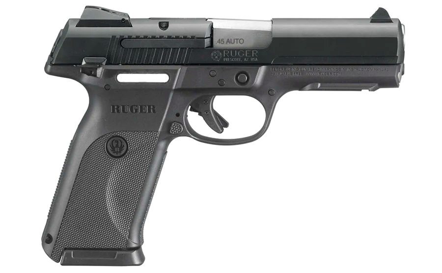 Ruger SR45 Pistol, 45 ACP, Black, 10rd