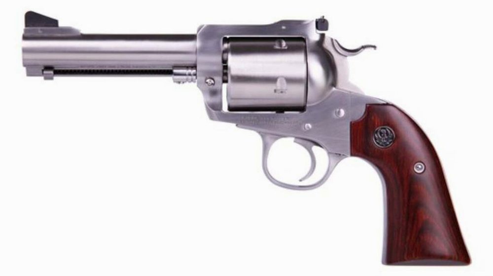Ruger Super Blackhawk Bisley 480 Ruger 4 5/8" Barrel; SS, Wood Grips