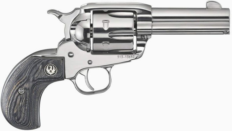 Ruger Vaquero Stainless 357 Magnum Revolver with Hardwood Grips