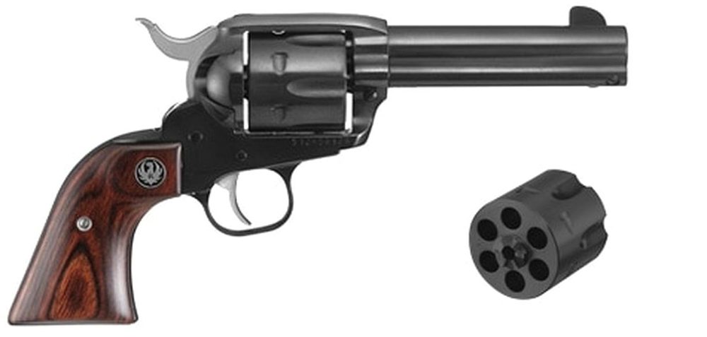 Ruger Vaquero 357 Mag/9mm, 4.62" Barrel, Hardwood, Blued, 6rd, Pre-1962 XR-3 Grip Frame