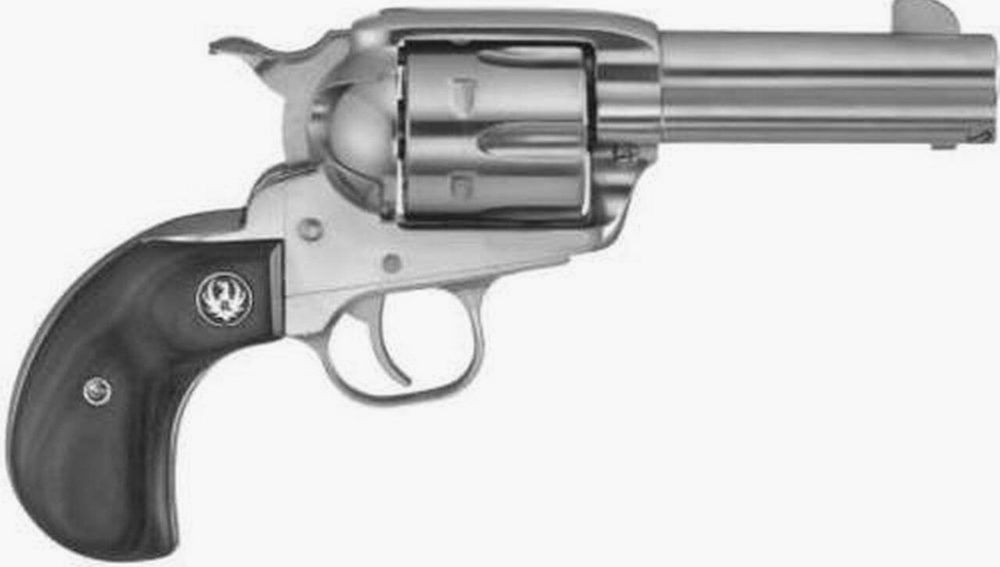 Ruger Vaquero Birds Head Limited Edition, .45 Colt, 3.75", Black Laminate Grips, SS, 6rd