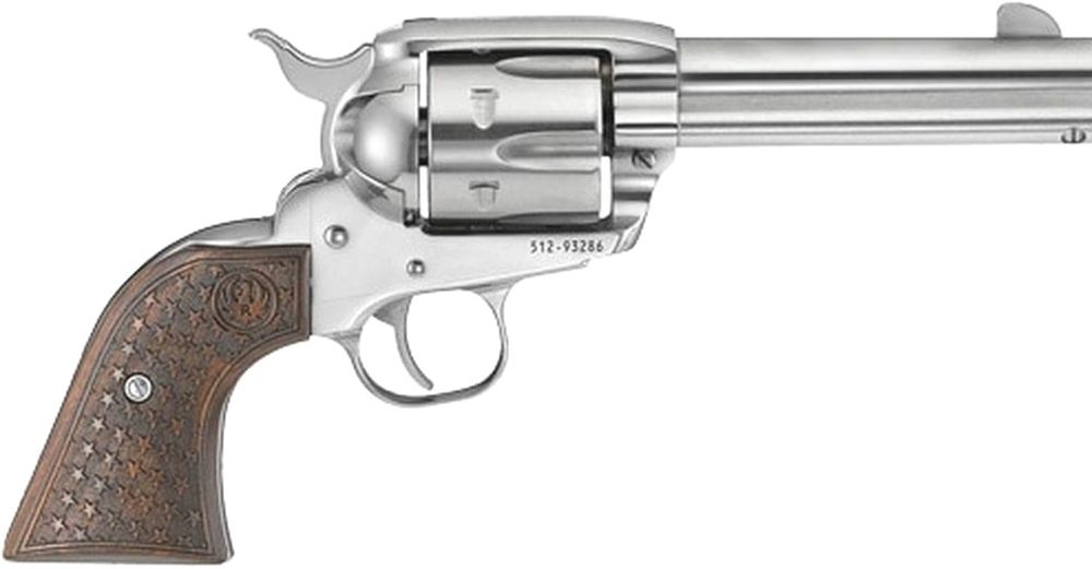 Ruger Vaquero TALO Fastdraw SAA 357 Mag/38 Special, 4 5/8" Barrel, Stainless Steel, Short Spur Hammer