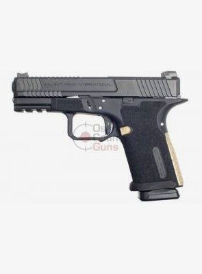 EMG / Salient Arms BLU Standard GBB Pistol with Gold Trim in Blue