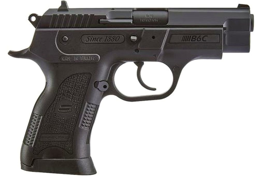 SAR USA B6C Compact 9mm, 3.8" Barrel, 13rd, 3-dot Sights, Black