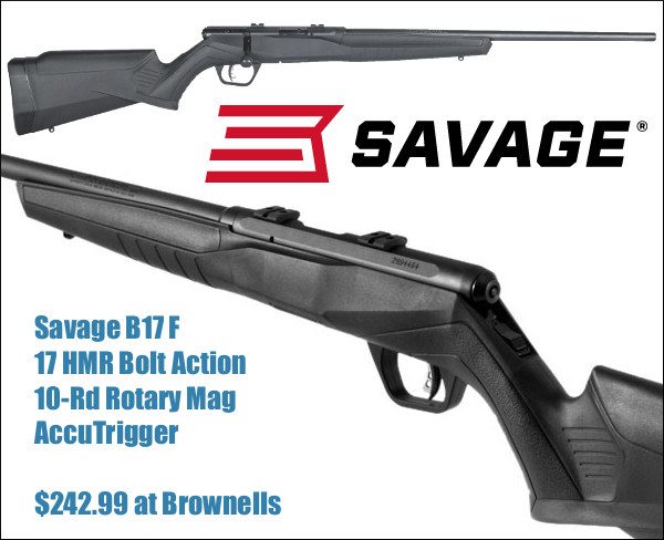 Savage B.Mag 17 HMR Compact Bolt-Action Rifle