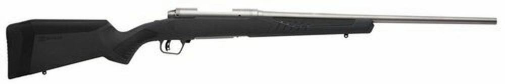Savage 10/110 Storm 300 Win Mag, 24" Barrel, Stainless Steel,, , AccuFit Gray Stock, Left Hand, 3 rd