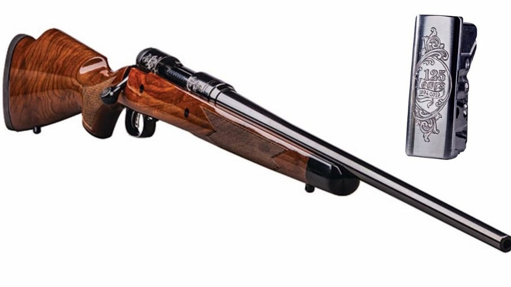 Savage 110 125th Anniversary 308 22" Barrel, AccuTrigger, Black Walnut Monte Carlo Stock, Limited to 1894 Rifles Made