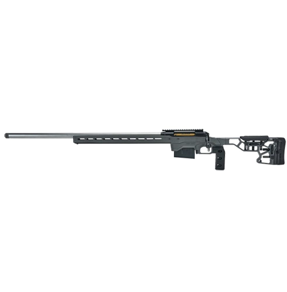 Savage 110 Elite Precision 223 Remington 26", Matte Black Receiver Matte Stainless Barrel Titanium Gray Cerakote Adjustable MDT ACC Aluminum Chassis Stock LH, 10 rd