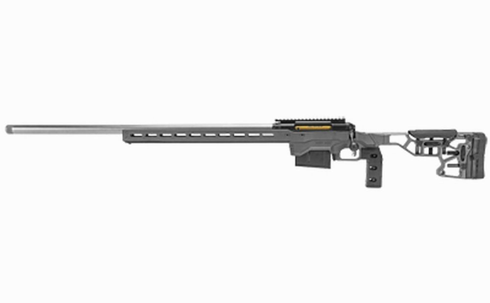 Savage 110 Elite Precision 6mm Creedmoor 26", Matte Black Receiver Matte Stainless Barrel Titanium Gray Cerakote Adjustable MDT ACC Aluminum Chassis Stock Left Hand, 10 rd