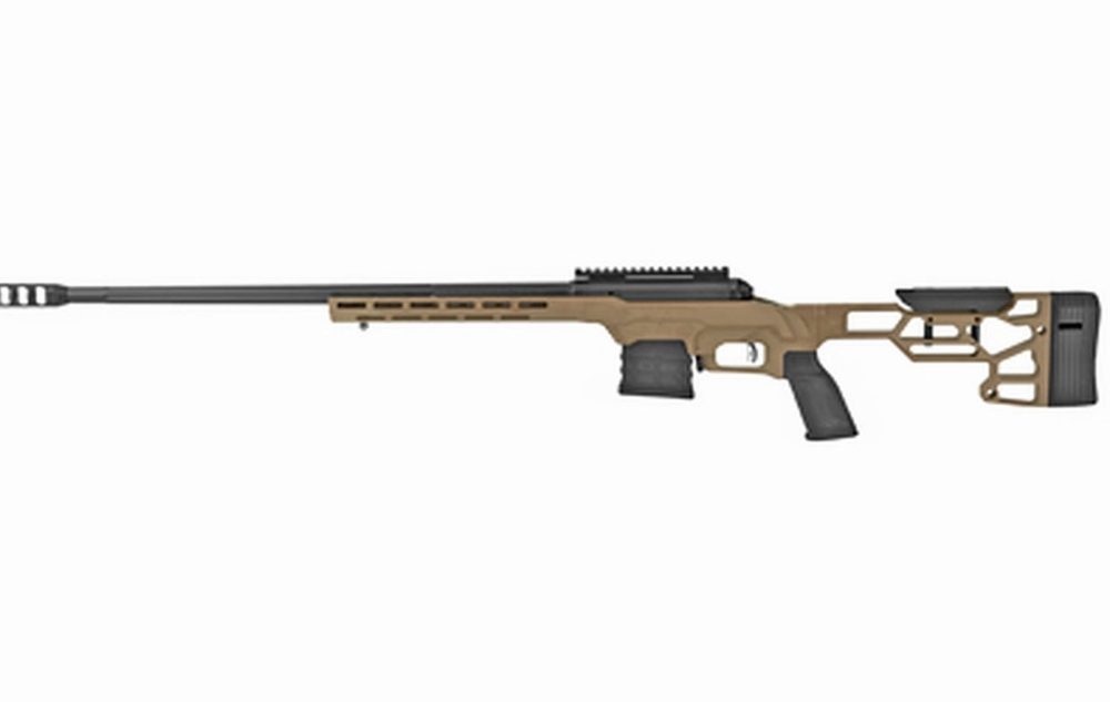 Savage 110 Precision, 338 Lapua, 24" Barrel, Cerakote Finish, Flat Dark Earth Color, MDT Chassis, 5Rd