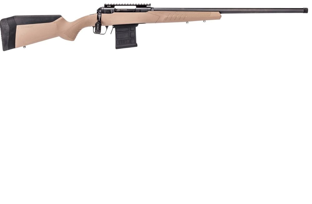 Savage 110 Tactical Desert 6.5 Creedmoor, 24" Barrel, Flat Dark Earth Stock, Black Carbon Steel, Left-Handed, 10rd