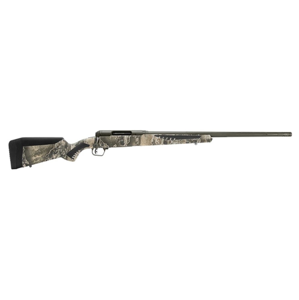 Savage 110 Timberline, 30-06 Springfield, 22" Threaded Barrel, OD Green Cerakote Finish, Realtree Excape, AccuTrigger