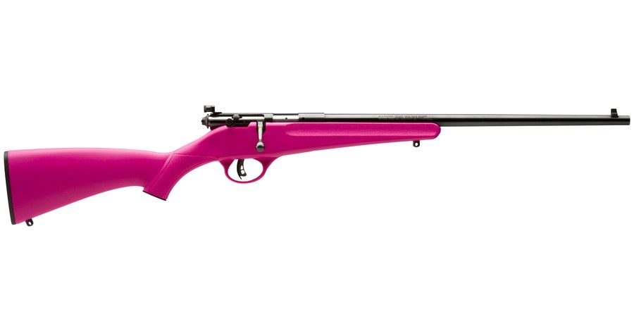 Savage Rascal Youth 22LR Bolt Action Rimfire Rifle with Pink Stock