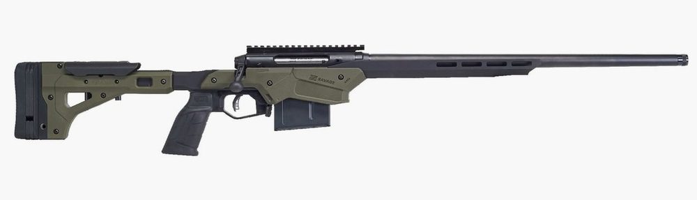 Savage Axis II Precision .30-06 Springfield, 22" Barrel, MDT Alum Chassis, OD Green, 5rd