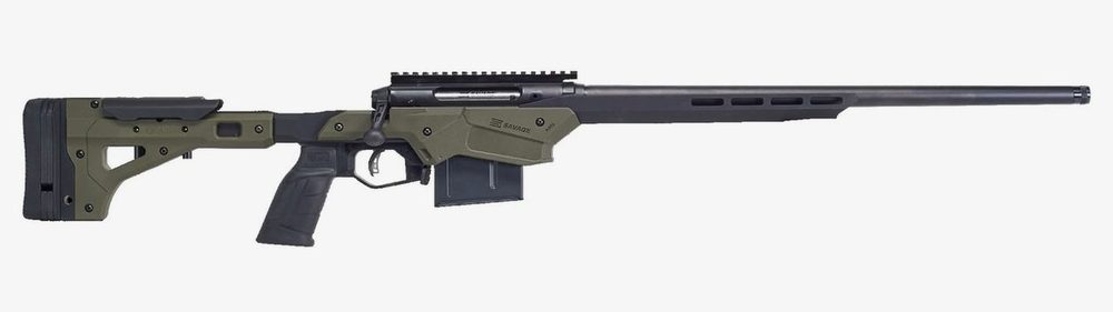 Savage Axis II Precision Rifle, 308 Win, 22" Heavy Barrel, Black And Olive DrabGreen Finish, Polymer/ Aluminum Stock, 10Rd, Includes 1
