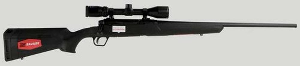 Savage Axis II XP 6.5mm Creedmoor 22 Inch Barrel Matte Black Banner 3-9x40mm Riflescope Black Synthetic Stock 4 Round