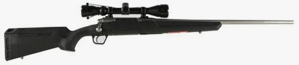 Savage Axis XP .308 Winchester, With 3X9X40 Scope, 22" Barrel, Stainless Steel,, , Synthetic, Black, 4 rd