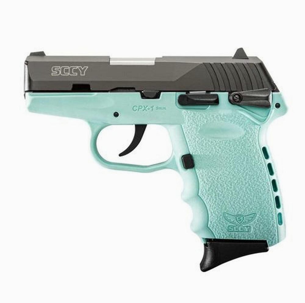 SCCY CPX-1 CBSB 9mm Robin Egg Blue