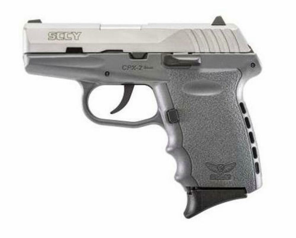 SCCY CPX-2, 9mm, 3.1", 10rd, Gray Polymer Frame, Stainless Steel