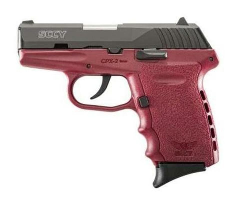 SCCY CPX-2CBCR 9mm Crimson Red No Manual Safety