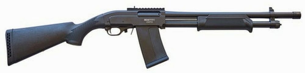 SDS Imports Civet 12, Pump Action, 12 Gauge, 19" Barrel, Black, Synthetic Stock, 5Rd