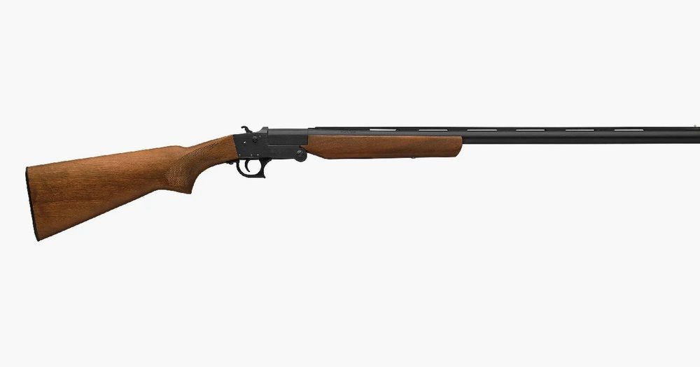 SGL 12 Gauge Single-Shot Shotgun with Turkish Walnut Stock