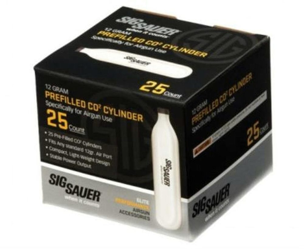 Sig Airguns C02 12gr, 25 Pack