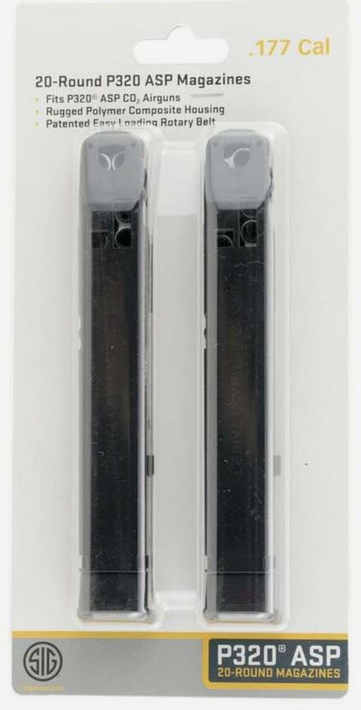 Sig Airguns P320 Air Pistol Magazine 20rd, 2Pk