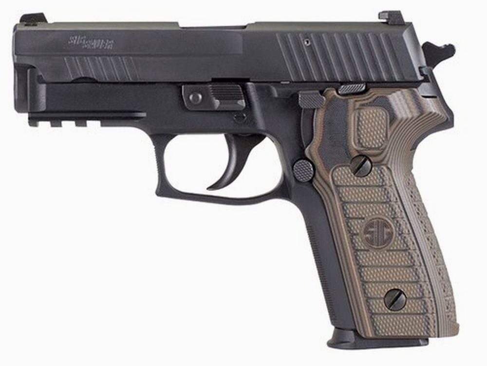 Sig M11-A1 9MM 3.9In Black Da/Sa Siglite Polymer Grip (3) 15Rd Steel MAG Engraved SRT