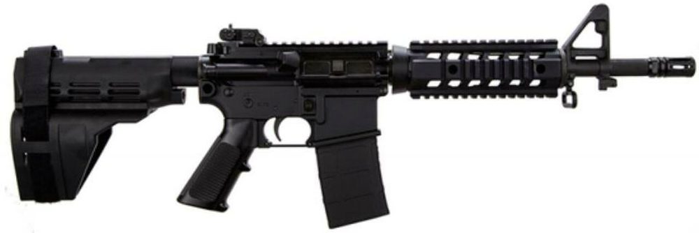Sig M400 5.56/223 AR-15 Pistol W/Quad Rail & Stabilizing Brace (PSB)