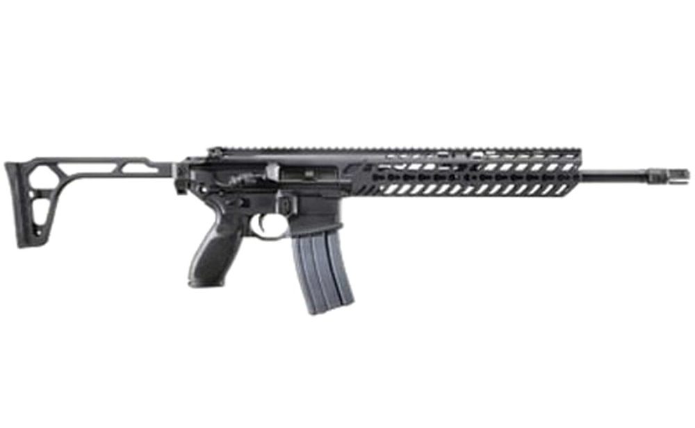 Sig MCX Patrol 300 Blackout 16" Barrel Flip Up Sights, Folding Stock, Keymod Rail 30rd Mag