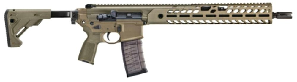 Sig MCX Virtus Patrol 5.56mm 16" Barrel M-LOK Handguard Folding Stock Flat Dark Earth 30rd Mag