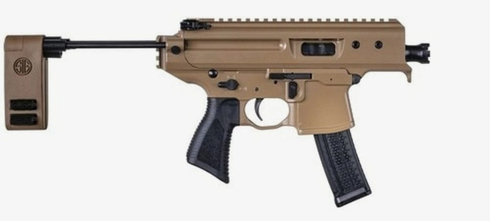 Sig MPX 9mm Copperhead Pistol, 3.5" Barrel, 20rd Mag