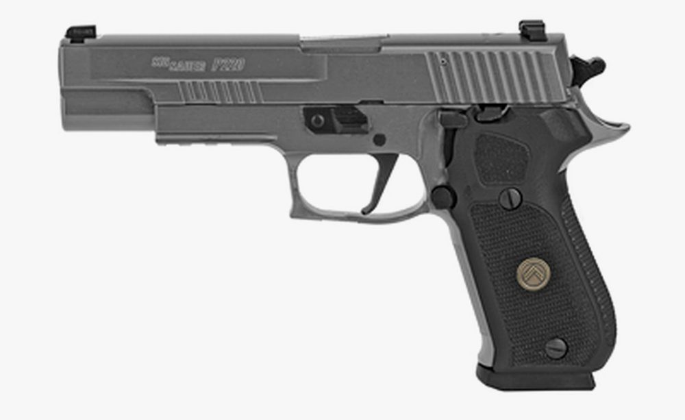 Sig P220, Legion, Single Action Only, Full Size, 10MM, 5" Barrel, Alloy Frame, Legion Gray Finish, G10 Grips, Night Sights, 8Rd, 3 Magazines