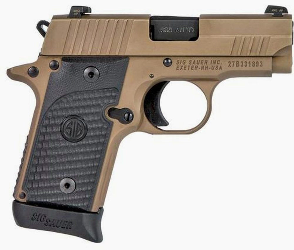 Sig P238 Emperor Scorpion, .380 ACP, 2.7", G10 Grips, FDE, 6/7 rd