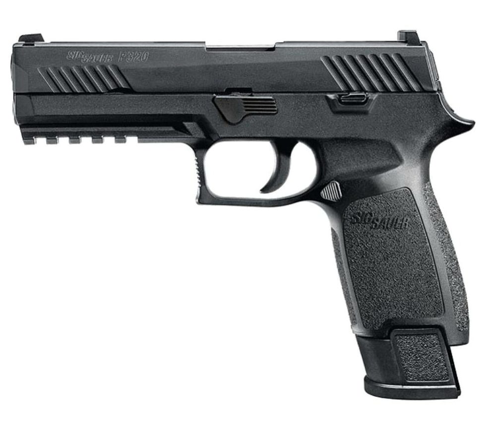 Sig P320 9mm 4.7" TAC OPS TFO Front/Siglite Rear Modular Polymer Grip (4) 21Rd Steel Mags