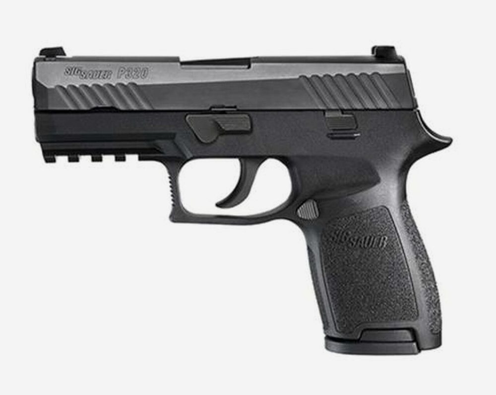 Sig P320 Compact, 45 ACP, 3.9", 9rd, Black, MA Compliant