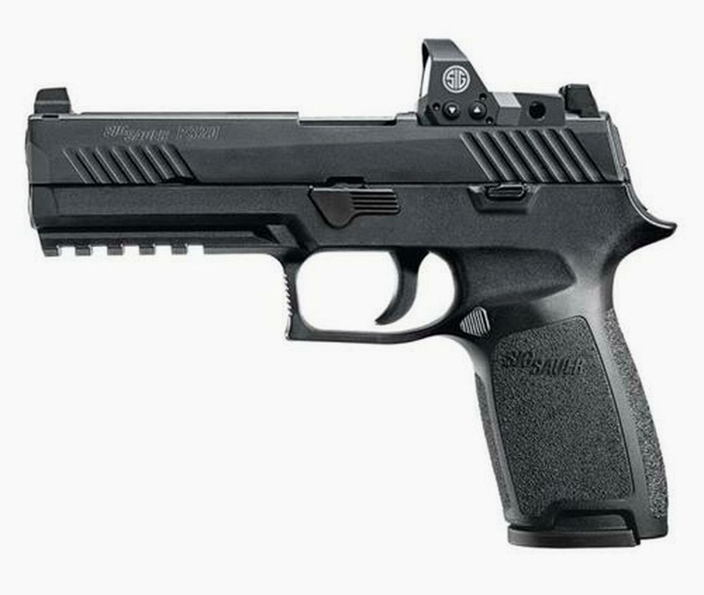 Sig P320 Full Size RX Double 9mm, 4.7" Barrel, No Manual Safety, Romeo1 Red Dot, 2x17rd Mags