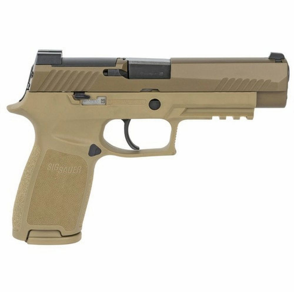 Sig P320-M17 9MM 4.7" Barrel NO Manual Safety, Night Sight Plate, 2- 17rd Mags