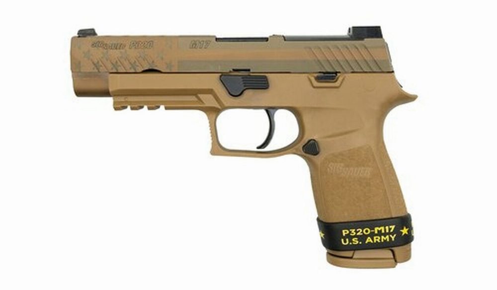 Sig P320-M17 Freedom Slide 9MM 4.7" Barrel NO Manual Safety, Night Sight Plate, 2- 17rd Mags