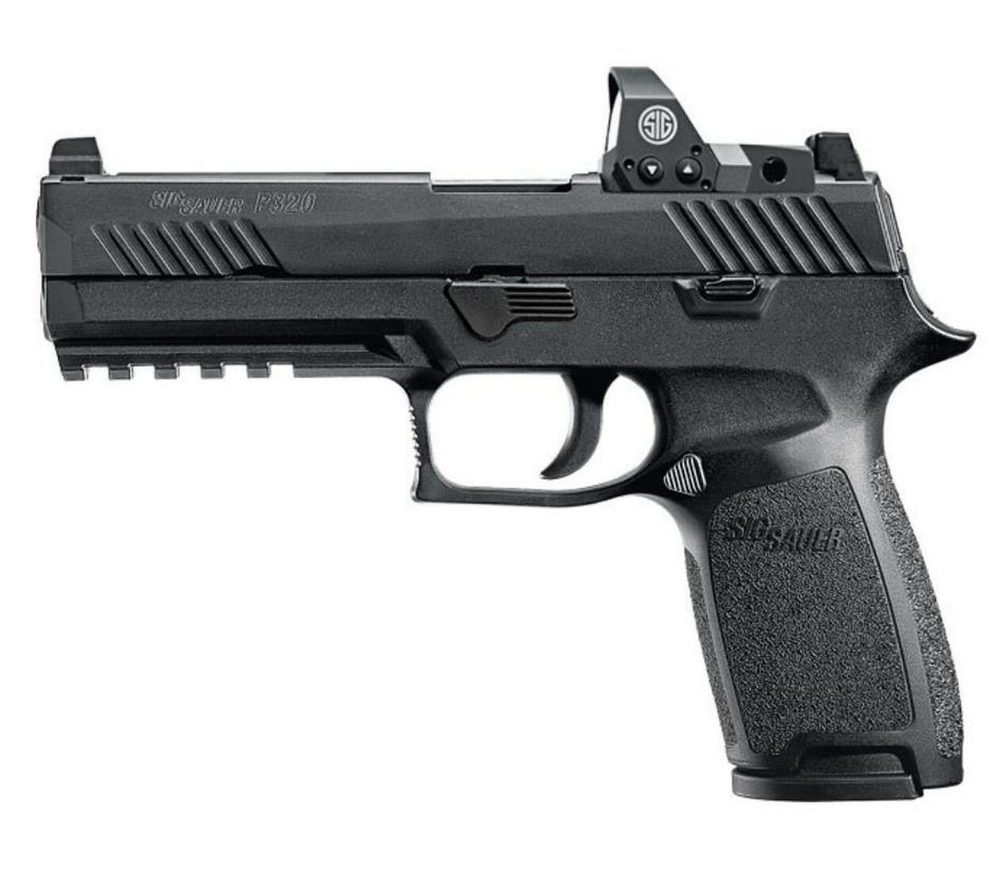 Sig P320 RX Package 9mm, Mini Reflex Sight, 4.7" Barrel Nite Sites 17rd Mag