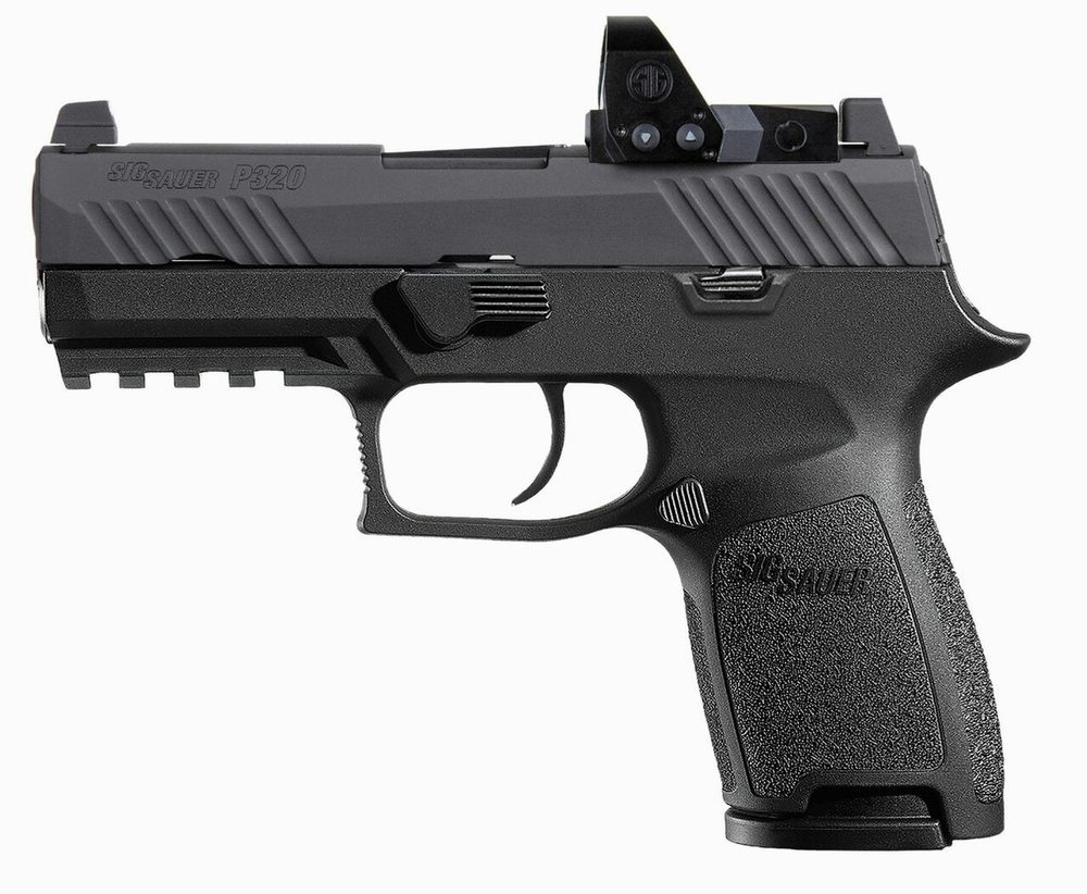 Sig P320 RXP Compact 9mm, 3.9" Barrel, Contrast/Romeo1 Pro, Black, 2x 15rd