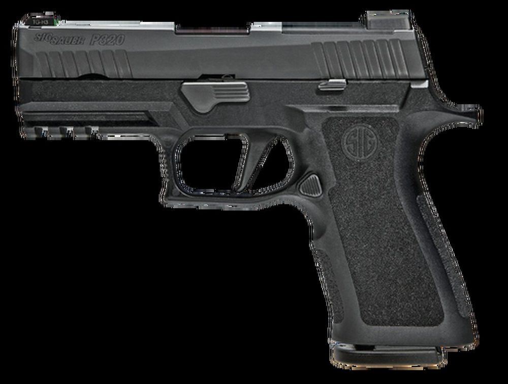 Sig P320 X-Compact 9MM, 3.6" Barrel, Night Sights, Black, 15Rd, 2 Magazines