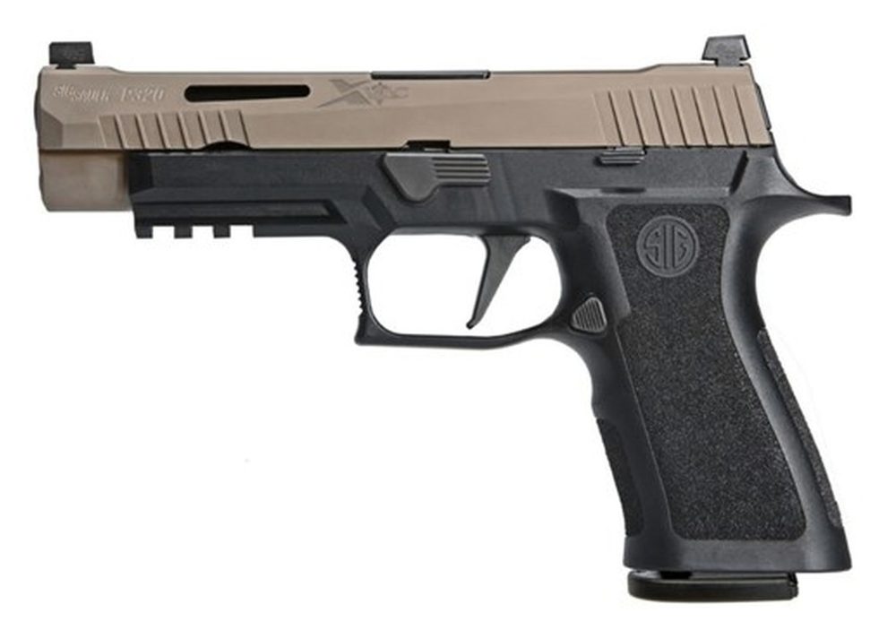 Sig P320 X-VTAC 9mm, 4.7" Barrel, Flat Dark Earth, Night Sights, 17rd Mags