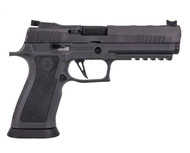 Sig P320 XFIVE Legion 9mm, 5" Bull Barrel, Dawson Precision Sights, Gray, 17rd Mag