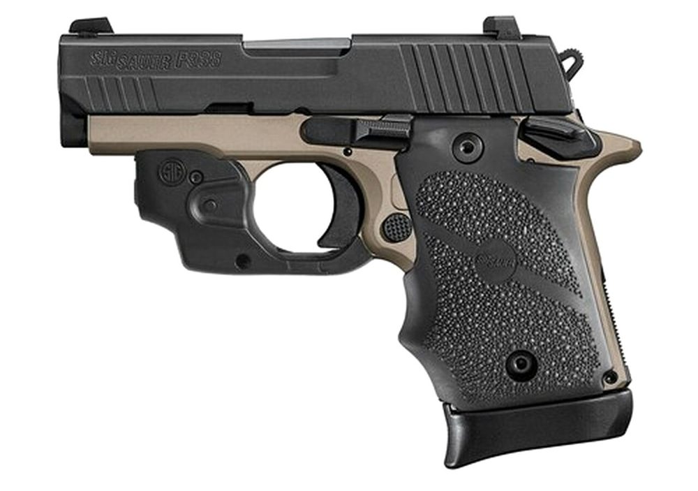 Sig P938 Emperor Scorpion 9mm, 3.5" Barrel, Siglite Lima Laser, Desert Bronze, 7rd