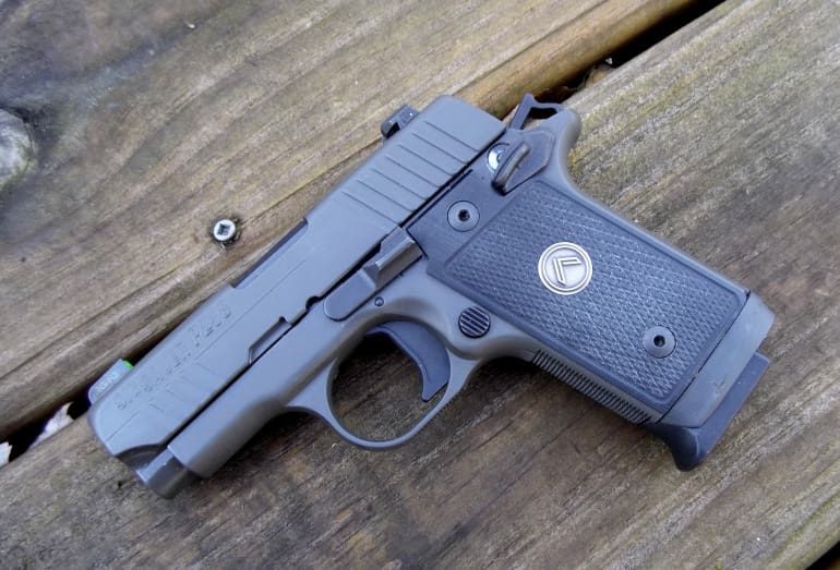 Sig Sauer P238 380acp Desert Tan Fixed NS